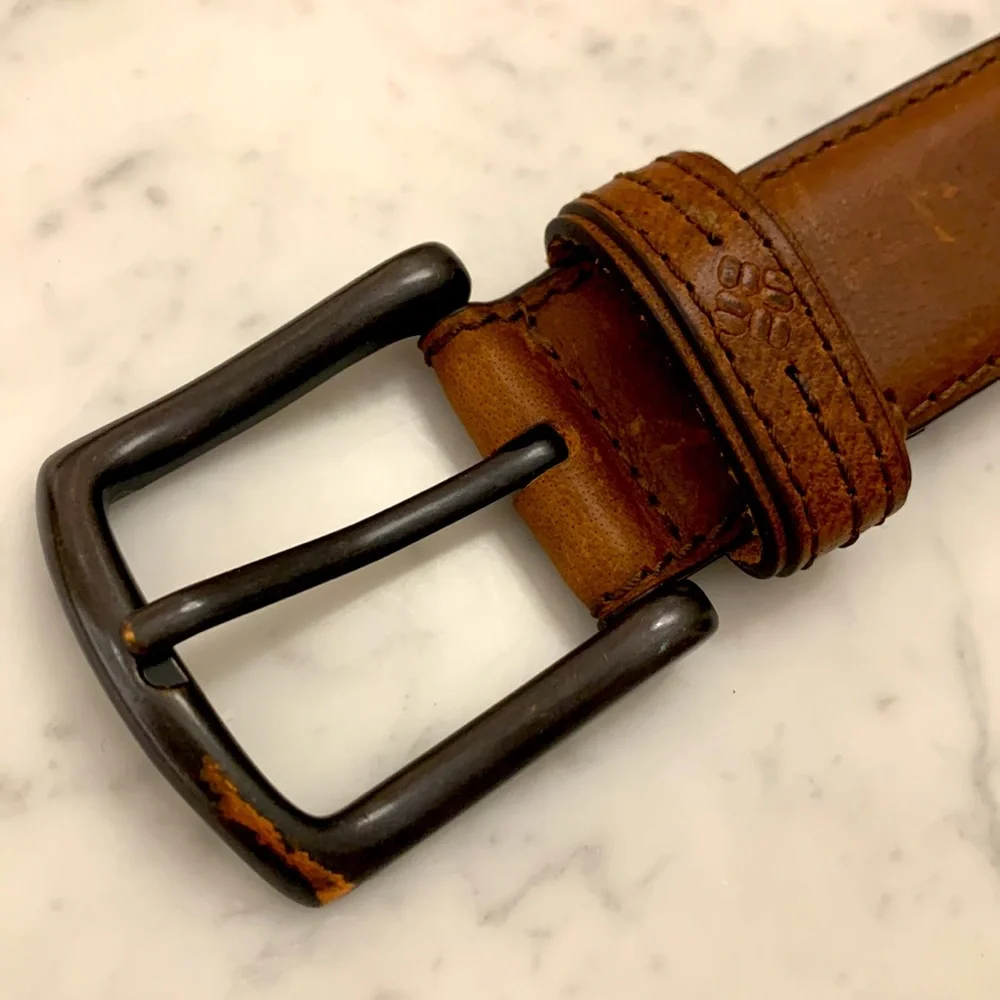 Columbia Belt Brown Mens Size 40